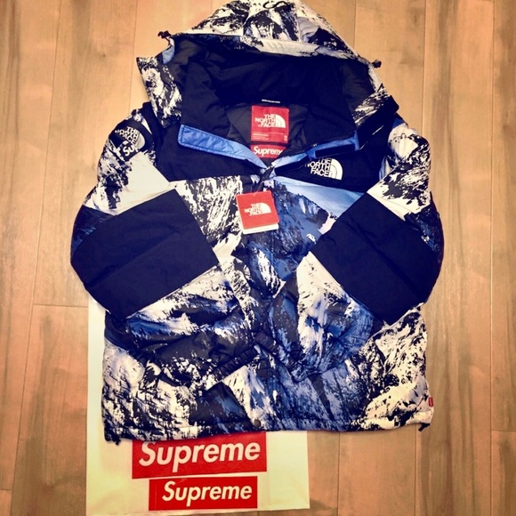 supreme north face baltoro fake